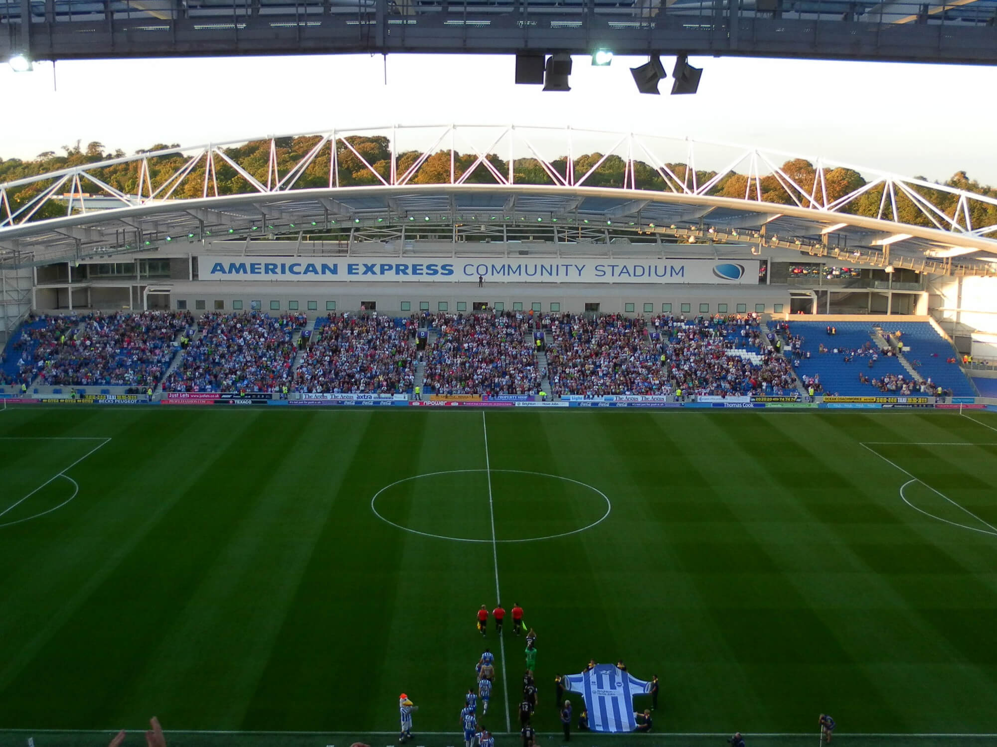 Paras paikka istua Amex Stadiumilla