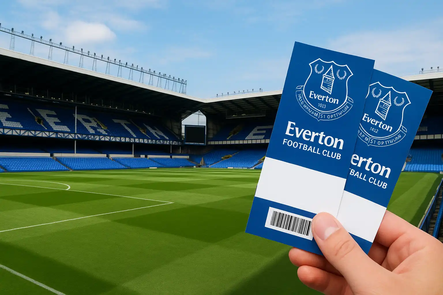 Everton viralliset liput: Opas